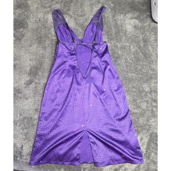 Victorias Secret Very Sexy Purple Animal Print Nightie Size Small - Picture 2 of 7